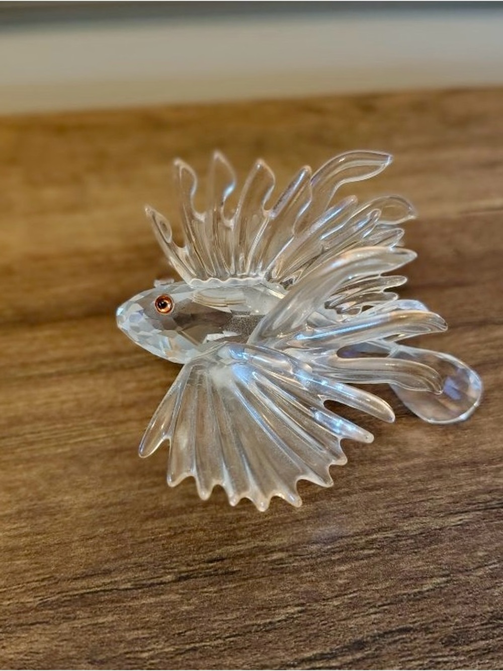 Swarovski Crystal Clear Lion Fish South Sea Figurine - 3” X 2” - Picture 2 of 14